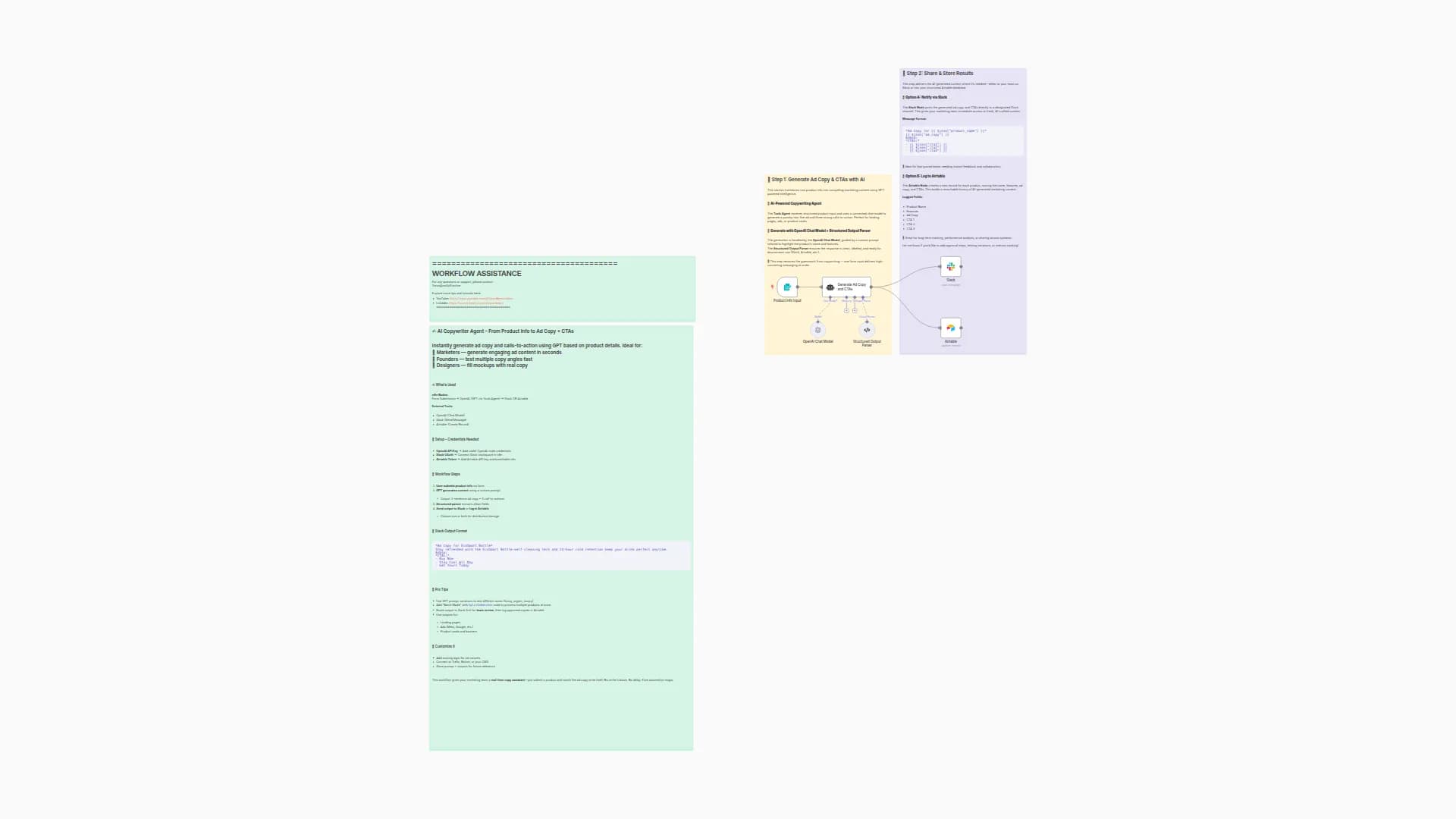 Generate Product Ad Copy & CTAs with GPT-4 for Slack and Airtable