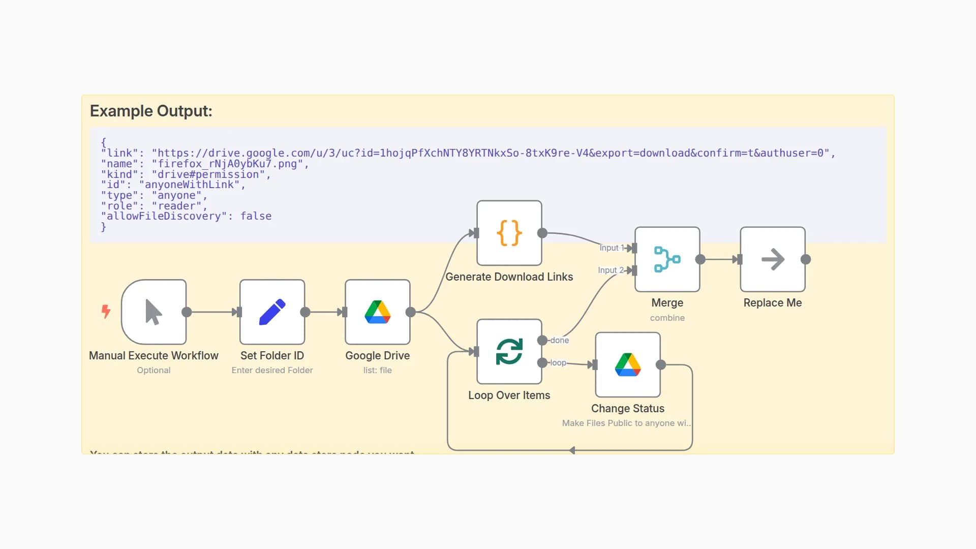 Bulk Automated Google Drive Files Sharing and Direct Download Link Generation