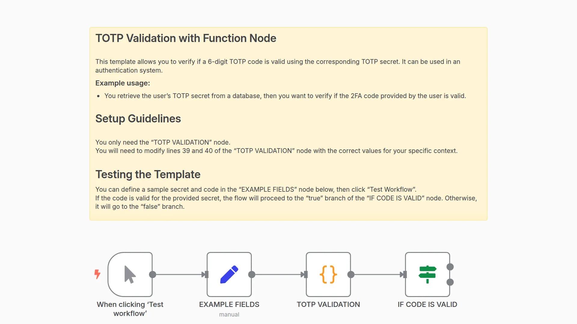 Validate TOTP Token (without creating a credential)
