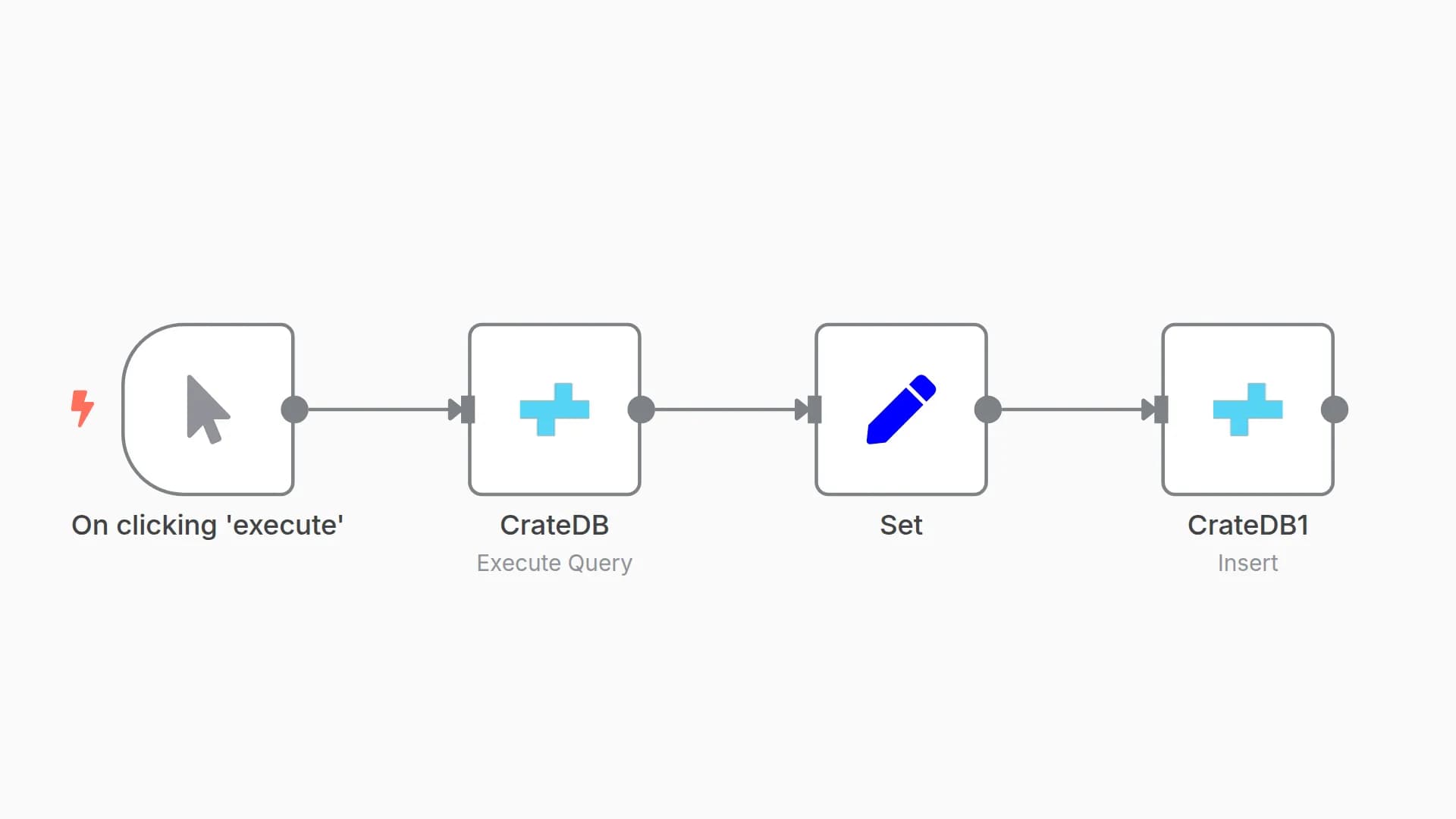 Create a table in CrateDB and insert data