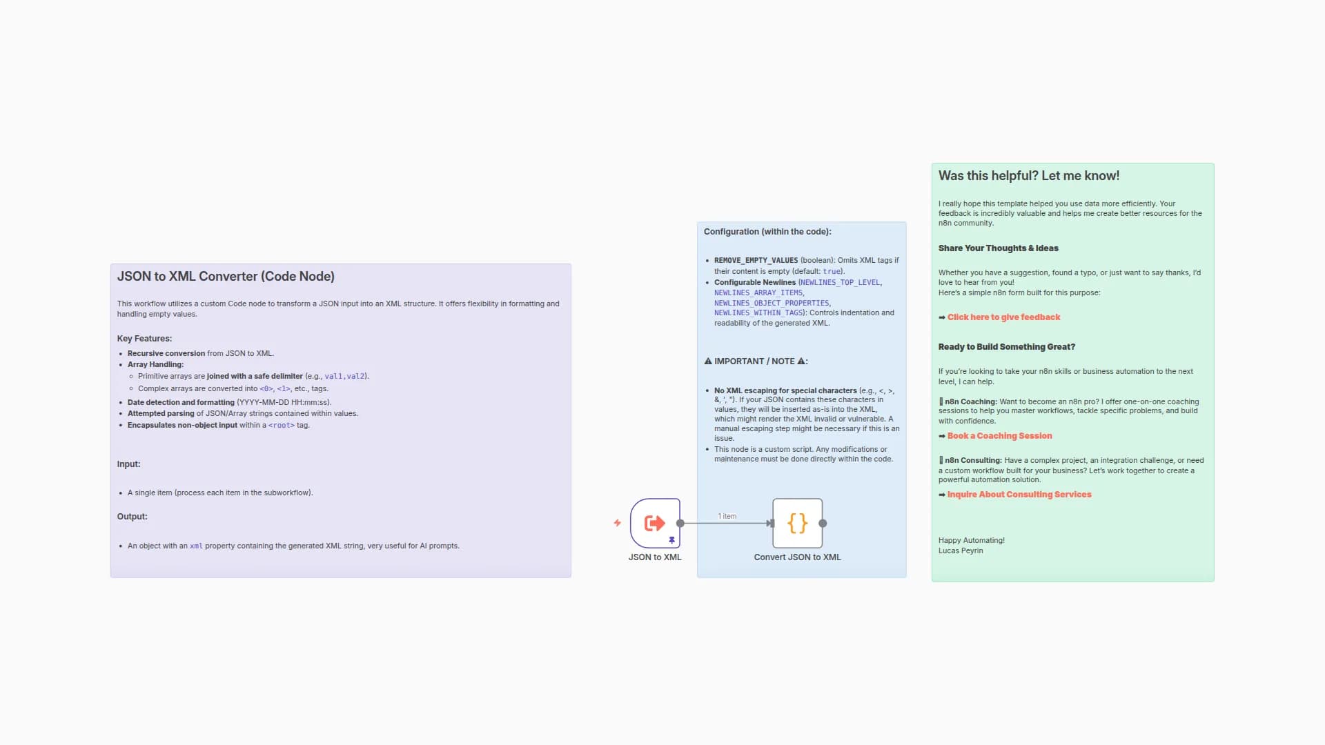 🛠️ Transform JSON to XML for Enhanced AI Prompt Formatting