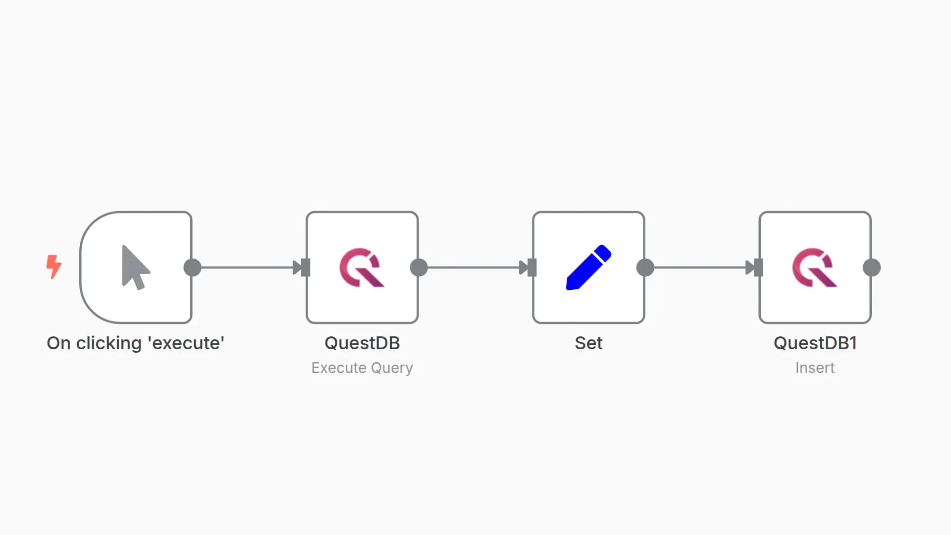Create a table in Quest DB and insert data