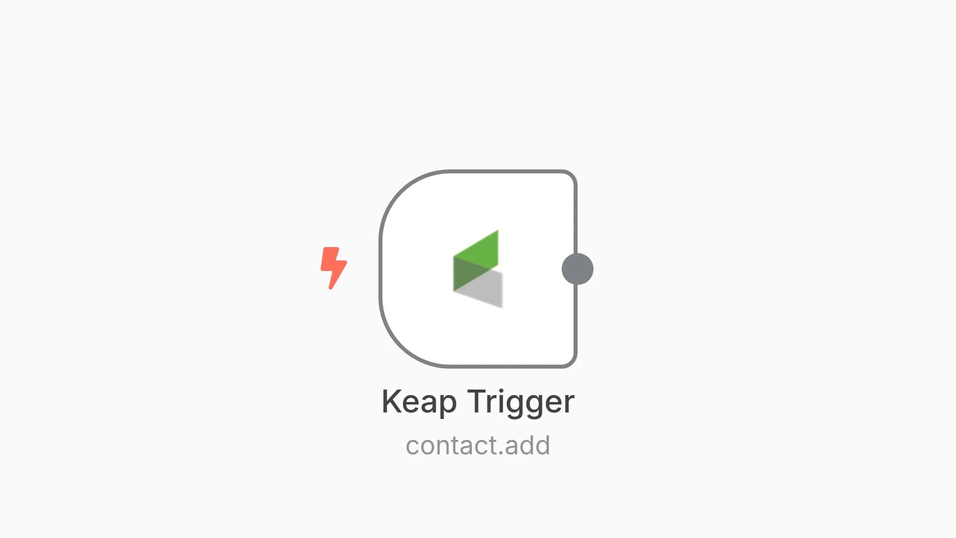 Receive updates when a new contact is added in Keap