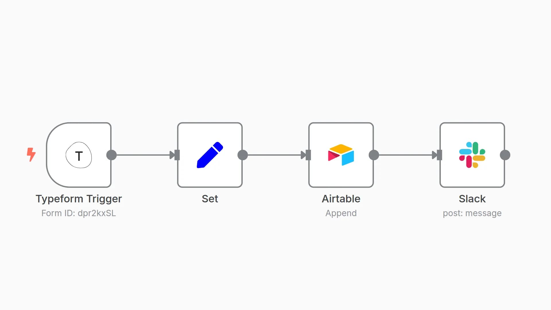 Store responses from Typeform into Airtable