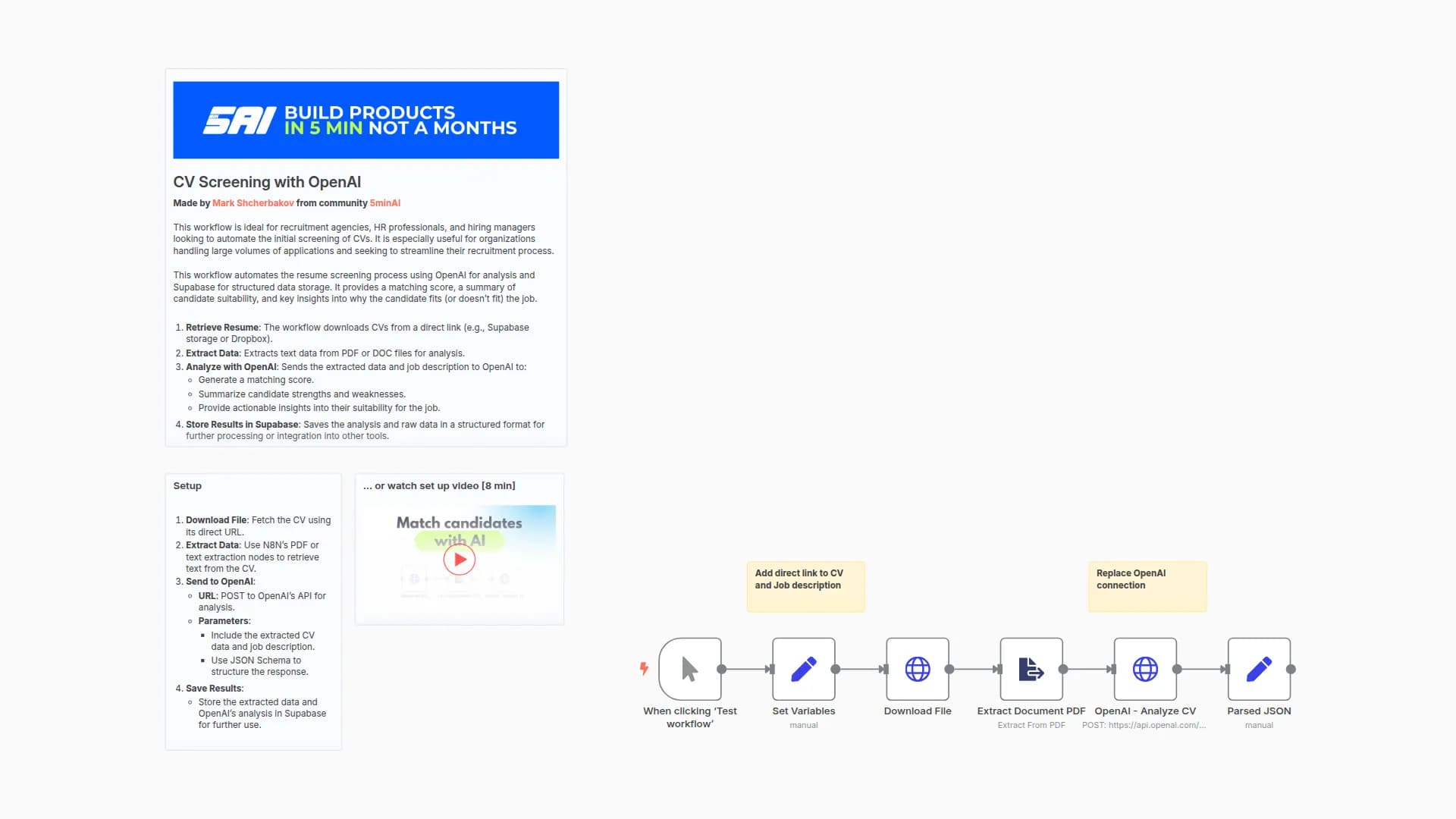 CV Screening with OpenAI