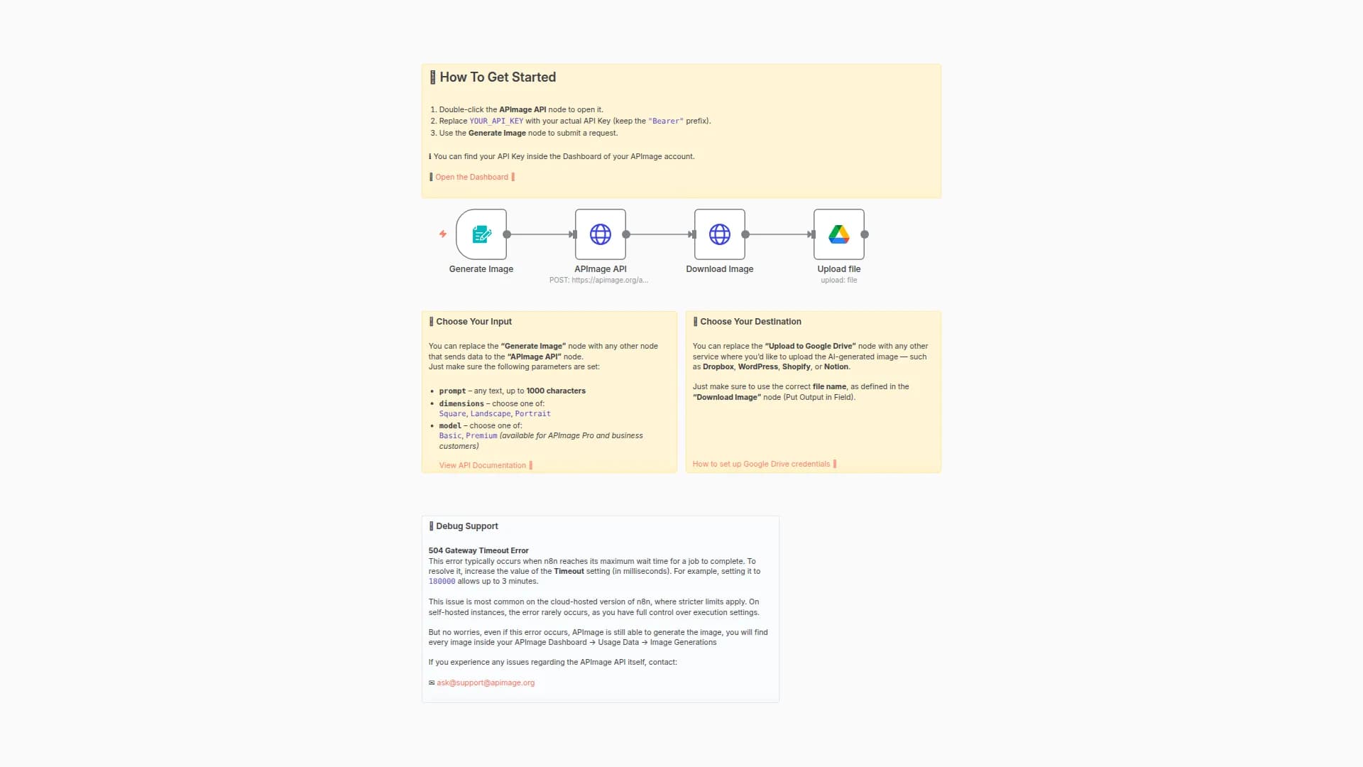 Generate AI Images with APImage and Upload to Google Drive