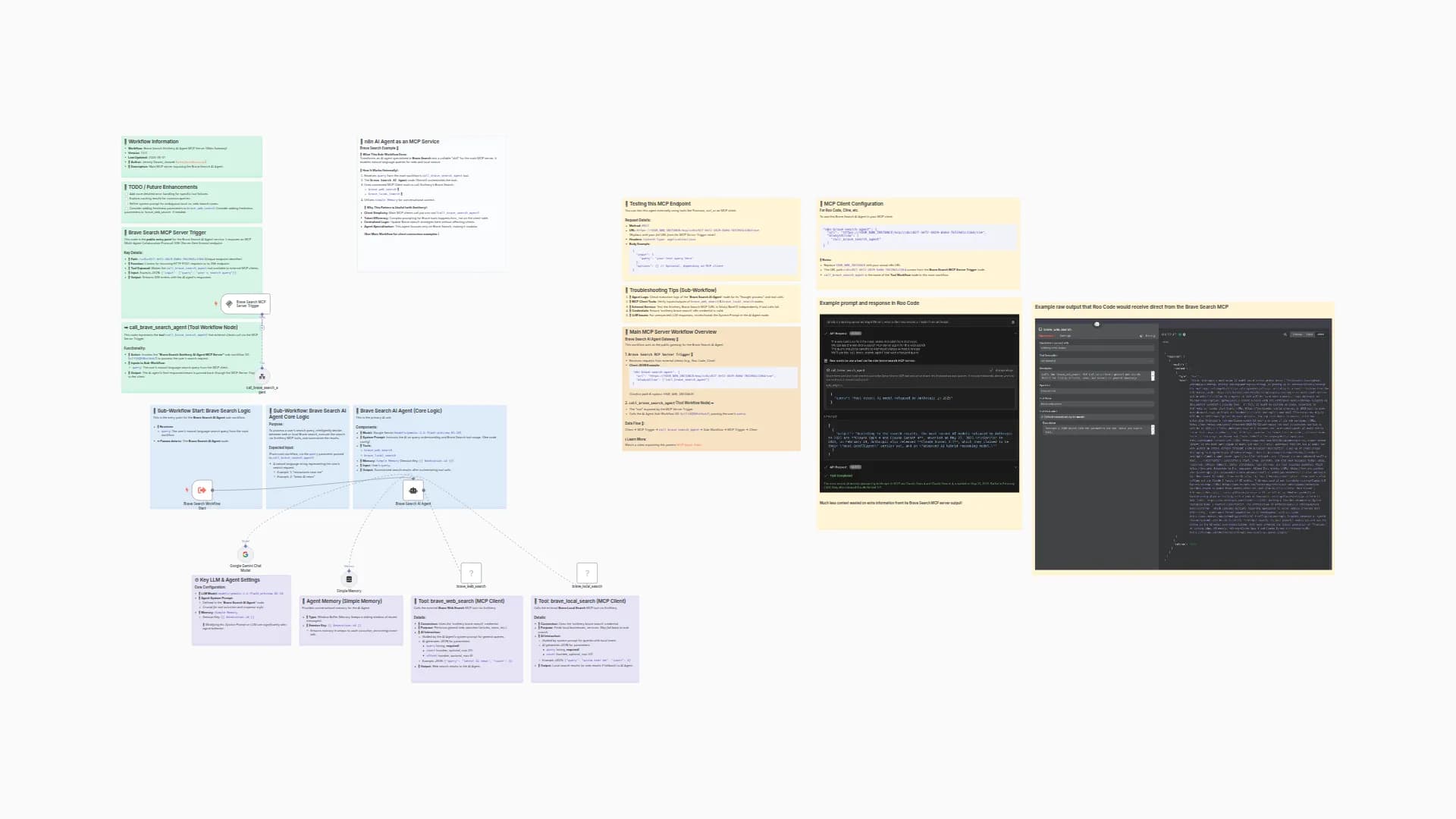 Intelligent Web & Local Search with Brave Search API and Google Gemini MCP Server