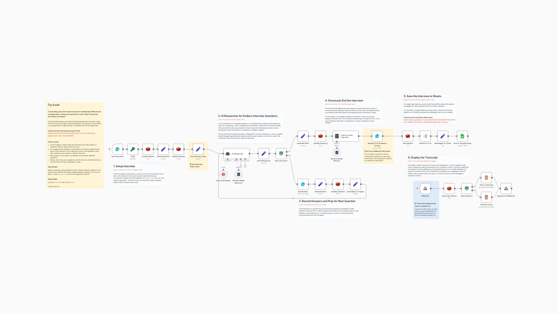 Conversational Interviews with AI Agents and n8n Forms