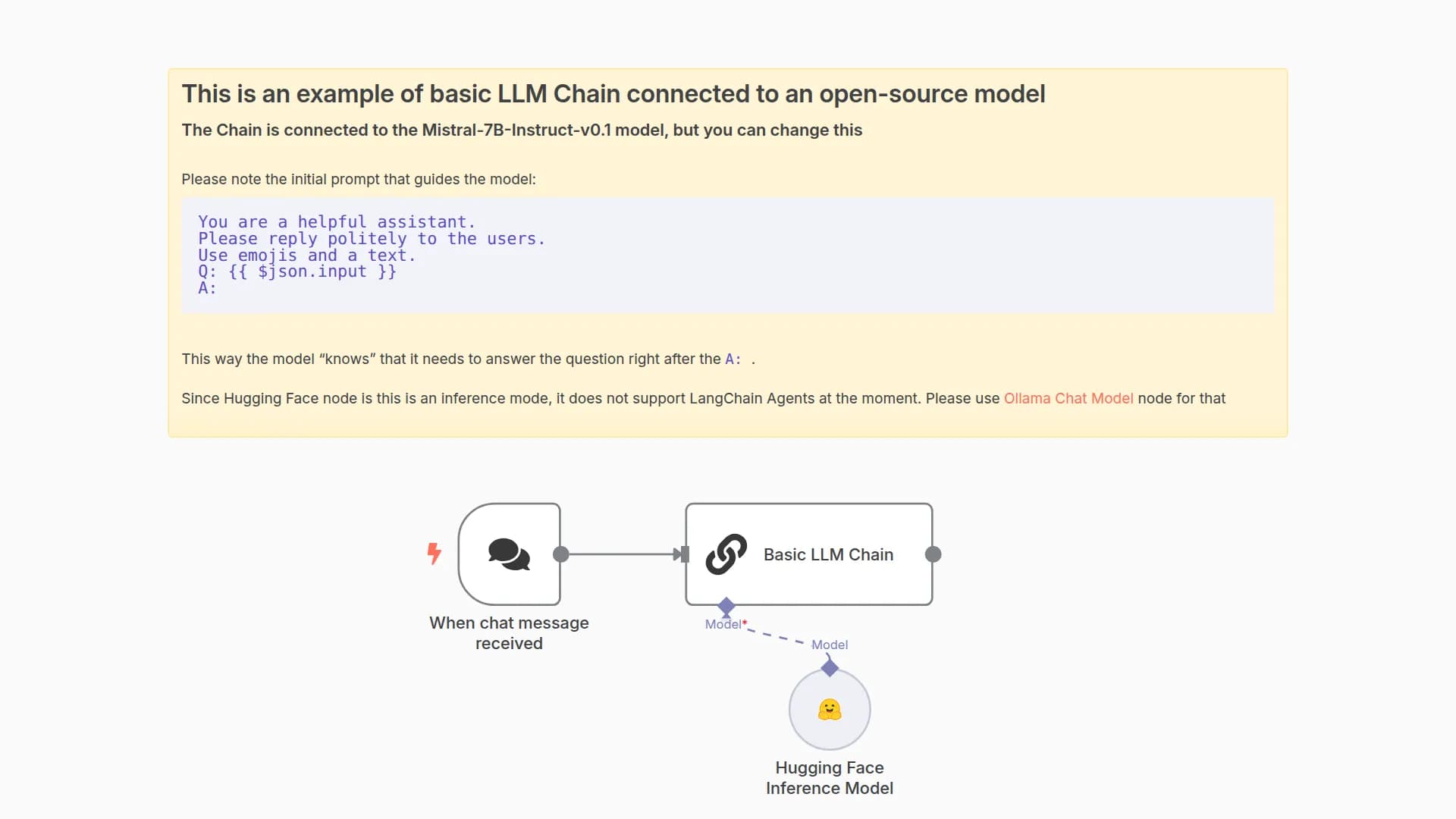 Use an open-source LLM (via HuggingFace)