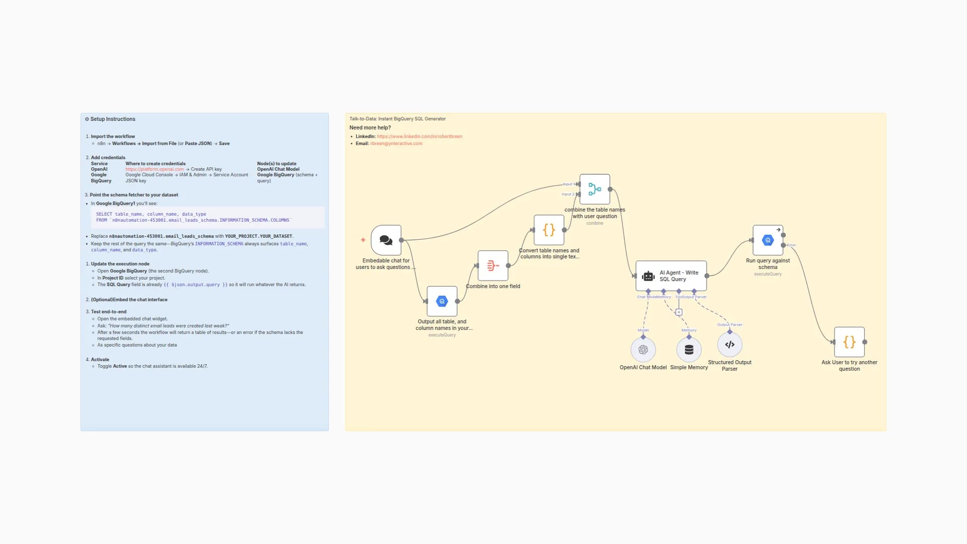 Generate BigQuery SQL from Natural Language Queries using GPT-4o Chat