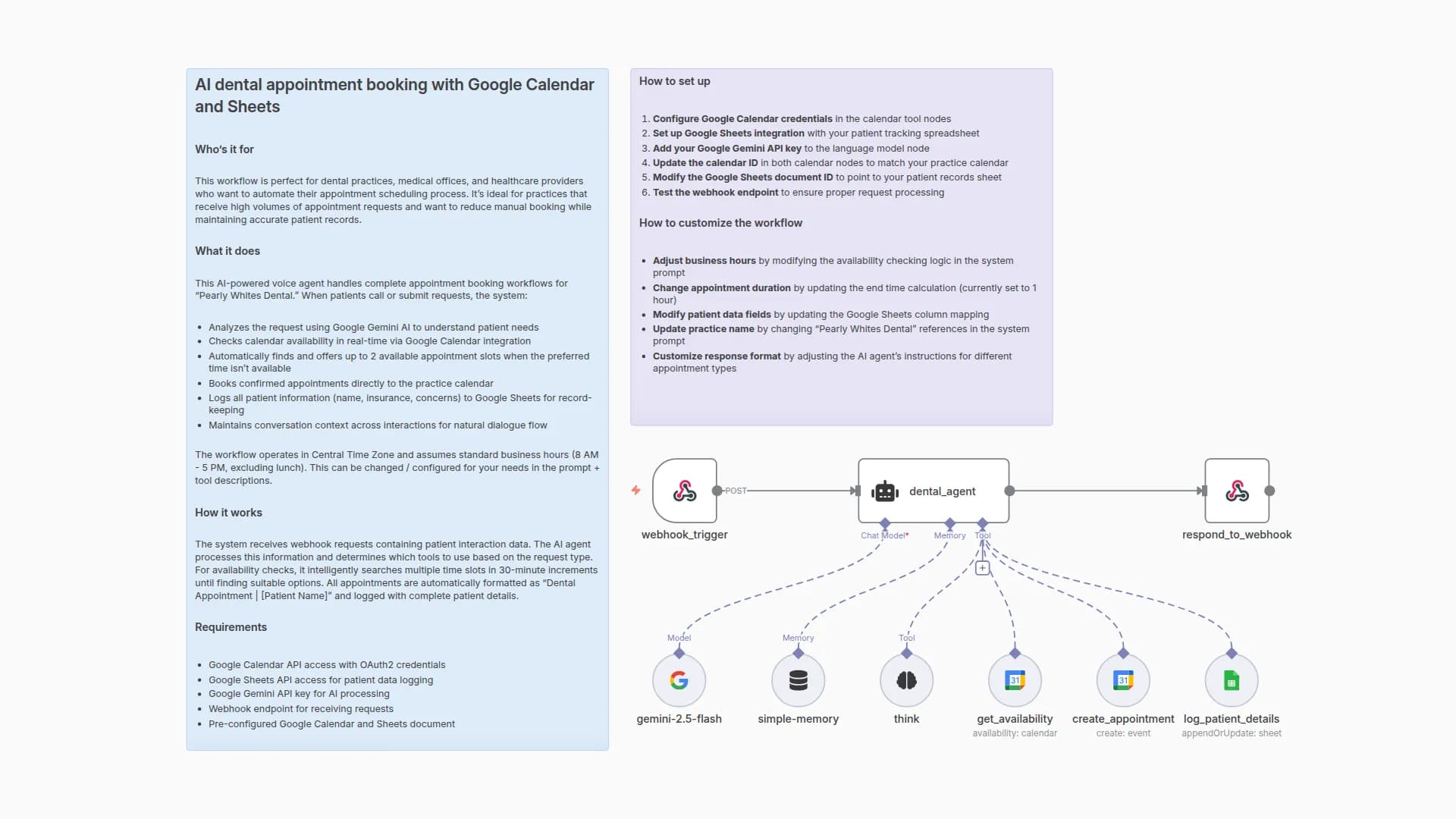 Voice Agent for Dental Appointment Booking with Gemini AI