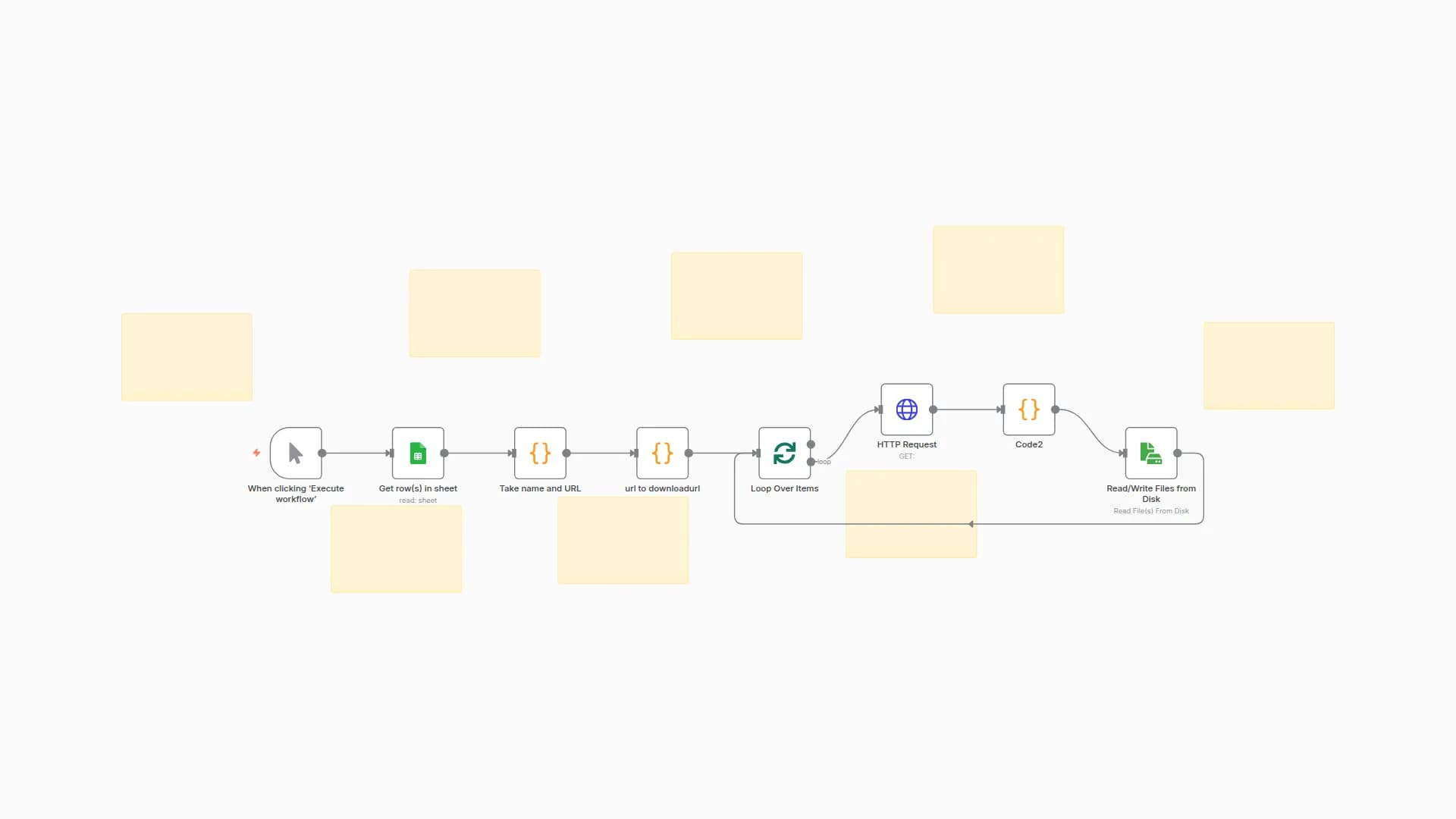 Bulk JSON File Downloader from Google Sheet to Local Folders