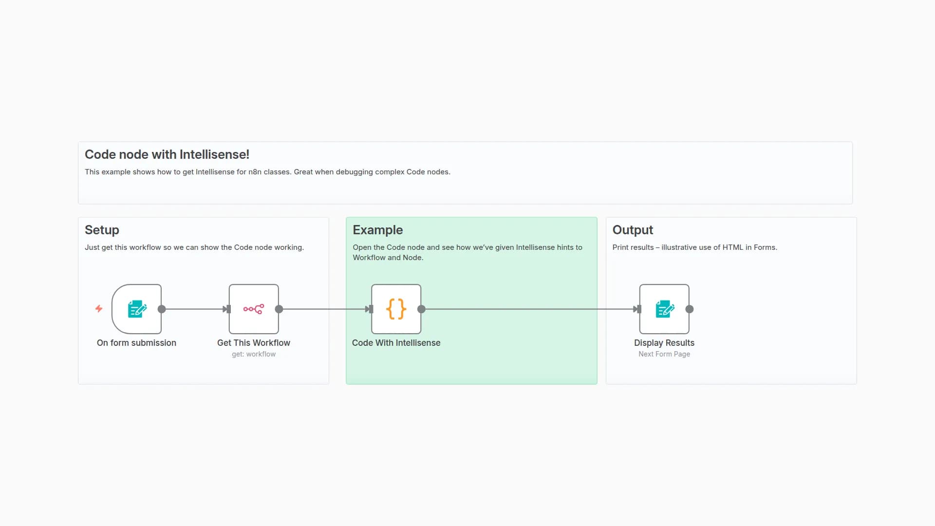 Add TypeScript Intellisense Support to Code Nodes with JSDoc